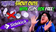 Sidekick the most powerful Shout Out Tool for Streamers? - Tutorial and Review