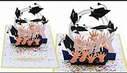 The Idea To Make A Congratulations DIY Pop Up Card 3D | Easy DIY Congratulations Popup Card