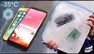 Samsung Galaxy S8 Freeze Test vs iPhone 7 - Can It Survive -35°C?