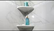 DIY Easy & Strong Installation of Shower Corner Shelf. EZ-Mount