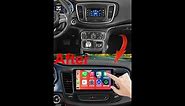 Chrysler 200 radio upgrade 2015 2016 2017 Android stereo replacement wireless carplay How To Install