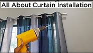 Window Curtain Installation Guide | Materials Required?