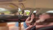 Viral video: Ostrich sticks head through car window, leaves woman terrified