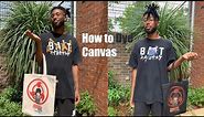 How to Dye Canvas: Naruto x Bape Collaboration Tote Bag