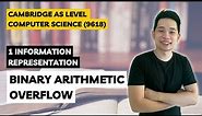 Binary Arithmetic Overflow | 9618 | AS Level Computer Science