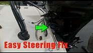 How to fix a Boat & Outboard with a Steering Problem