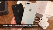 Apple iPhone 8 Plus Silver Unboxing and Hands on | ENGLISH 4K