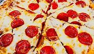 Homemade Thin Crust Pepperoni Pizza/ Jiffy dough