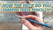 How do you Sharpen a mechanical pencil ?