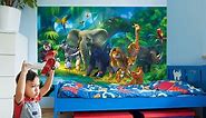 XL Photo Wallpaper Wall Decor Safari Animals Rainforest