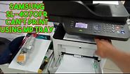 Samsung SL-M4070FR|can't print using MP tray|FieldTech