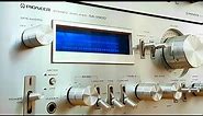 Beautiful Pioneer SA 9800 | BEST POWER AMPLIFIER | Top Of Blue Line | Stereo Audio Amplifier