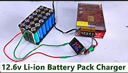 Make a 12.6v Li-ion Battery Pack Charger Using a 12v 5A SMPS | POWER GEN