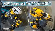 DeWalt Copper and PVC Pipe Cutter Attachements