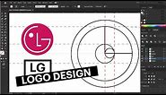 LG Logo Design Illustration - Adobe Illustrator tips - Design.lk