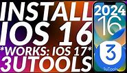 How to Install iOS 16 using 3uTools | Get iOS 16 | Update iOS 16 3utools | Download iOS 16 | 2024