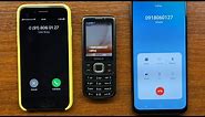 Nokia 6700 Classic Outgoing Calls to iPhone 7 & Samsung A50 + Incoming Call Back (Who's the First?)