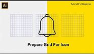 How to Make Grid For Icon - Adobe Illustrator Tutorial
