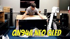 QN94A Samsung Neo QLED 2021 Unboxing, Setup and 4K HDR Demos