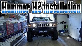 The Hummer H2 make over car stereo installation