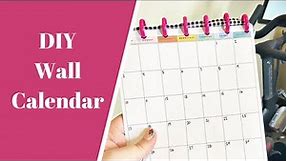 DIY Wall Calendar