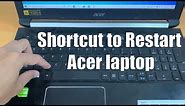 How to Restart Acer Laptop Windows 10 Using Just Keyboard