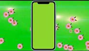 iPhone frame greenscreen 📱 no copyright