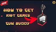 How To Get A Riot Games Gun Buddy | Valorant Guide | @AvengerGaming71