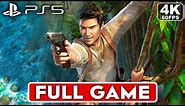 UNCHARTED 1 DRAKE'S FORTUNE Gameplay Walkthrough FULL GAME [4K 60FPS PS5] - No Commentary