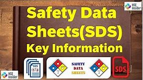 What You Need to Know About Safety Data Sheets - SDS | Material Data Safety Sheets - MSDS