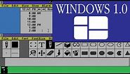 A Tour of Windows 1.0 - Software Showcase