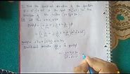 Directional derivative, vector calculus