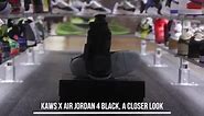 A Closer Look At The Kaws x Air Jordan 4 Black