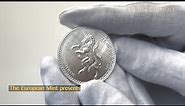 2023 1oz Niue $2 NZD Scottish Unicorn Heraldic Series Silver Coin BU