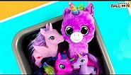 🦄 Play with purple unicorn toys | Unicorn toys play | Unicorn toys cartoon | Purple Unicorns
