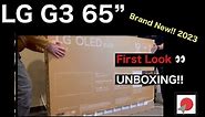 LG G3 65” OLED EVO Unboxing!!