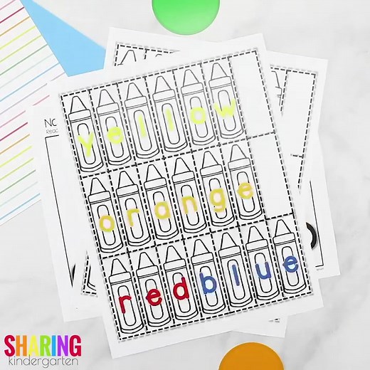 Color Words Printables for Engaging Learning