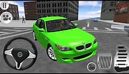 Direksiyonlu BMW E60 (Yeşil) Araba Oyunu // M5 E60 Driving Simulator - Android Gameplay FHD