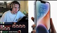 xQc reacts to iPhone 14
