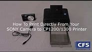USB Printing From Your SONY digital camera to SELPHY CP1200/1300