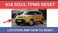 The Kia Soul TPMS Reset Button Location and to Reset It