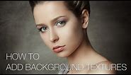 How to add background textures in Photoshop