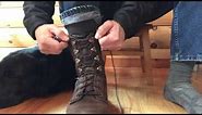 How To Lace A Boot With Lace Hooks