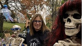 This Stratford, Ont. Halloween skeleton display draws crowds from all over the province