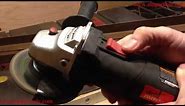 Harbor Freight Drill Master 4 1 2 inch Angle Grinder Review and Use Demonstration