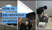 Soundproofing an office ceiling