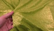ShinyBeauty lime green fabric