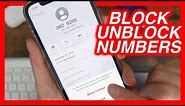 How To Block Numbers on iPhone & How To Unblock People On iPhone 12 Pro