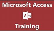 Access 2016 Tutorial Using the Simple Query Wizard Microsoft Training