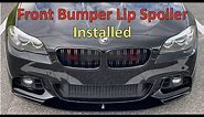 BMW F10 Front Bumper Lip Spoiler Splitter Installation: M-Sport 528i, 535i, 550i